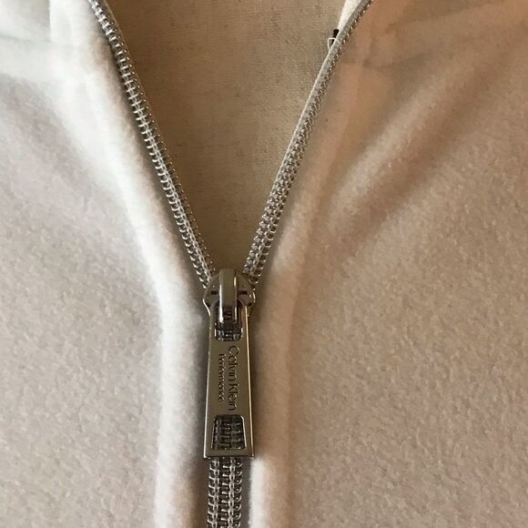 CALVIN Klein full zip sweatshirt hoodie size M - Picture 6 of 8